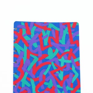 A5 Notebook Covers - Asemic Series - Handpainted Original Artwork &#39;Bekn&#39;