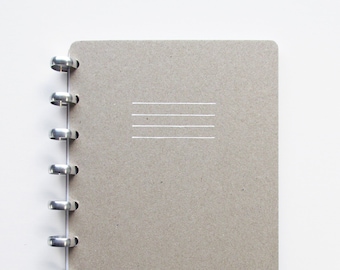 Refillable Discbound Notebook - Plain paper