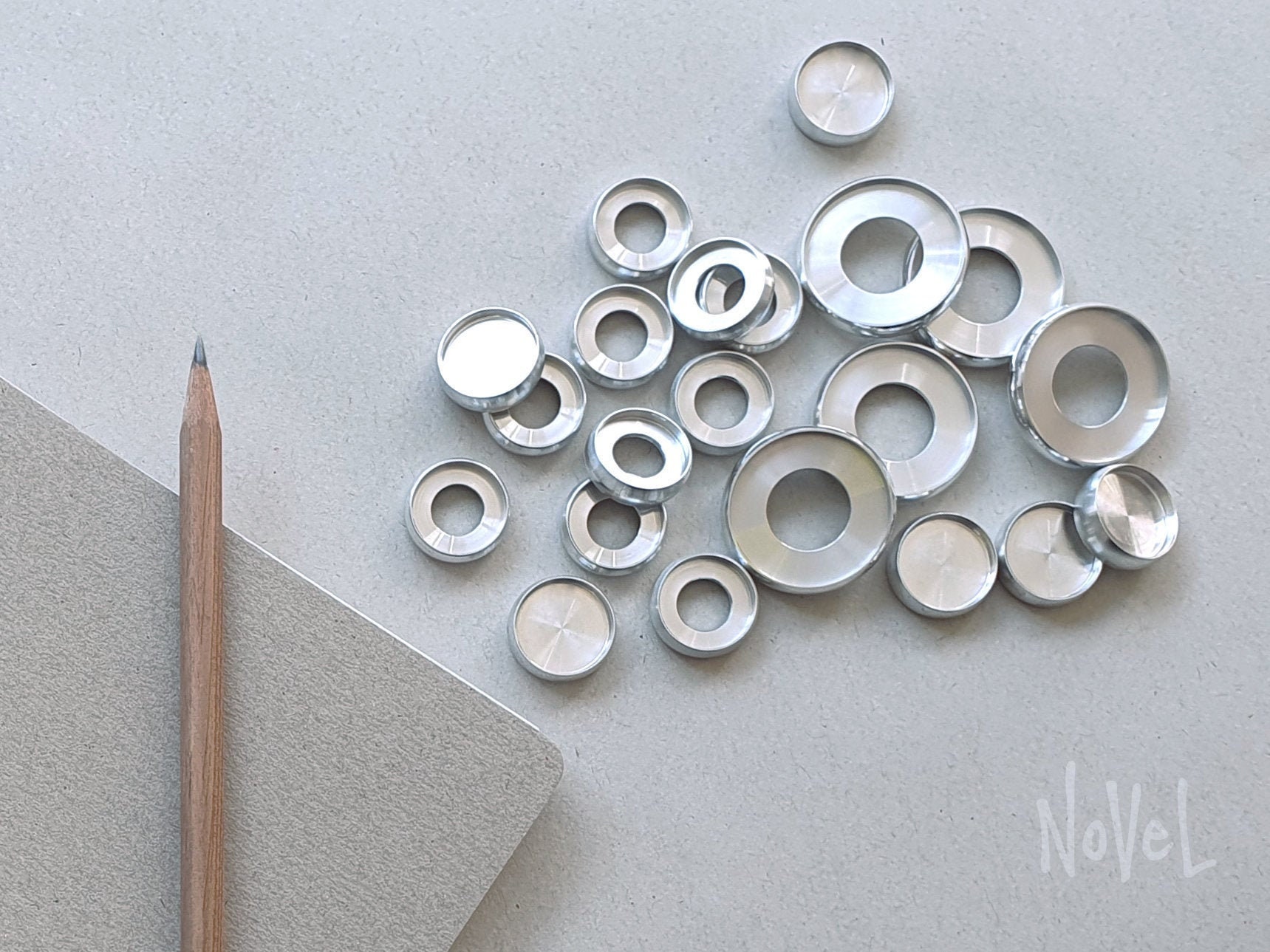 UK Binding Discs, Aluminium Ethically Made for Discbound Notebooks