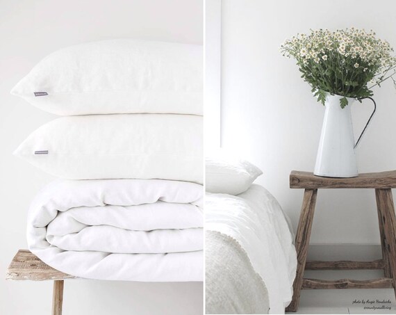 Linen Duvet Cover In European Uk Ikea Double Size Etsy