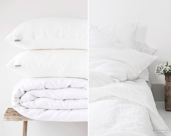 Linen Duvet Cover In European Uk Ikea Single Size Etsy