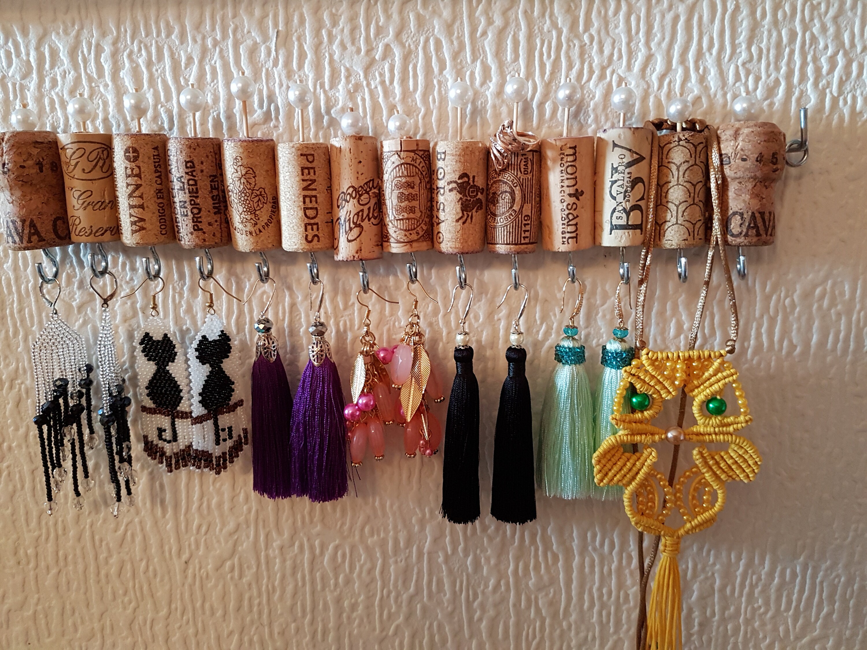 Organizador de shop pendientes casero