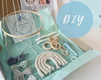 Móvil arcoíris para bebé, regalo para baby shower, regalo casero para bebé, regalo de Navidad.