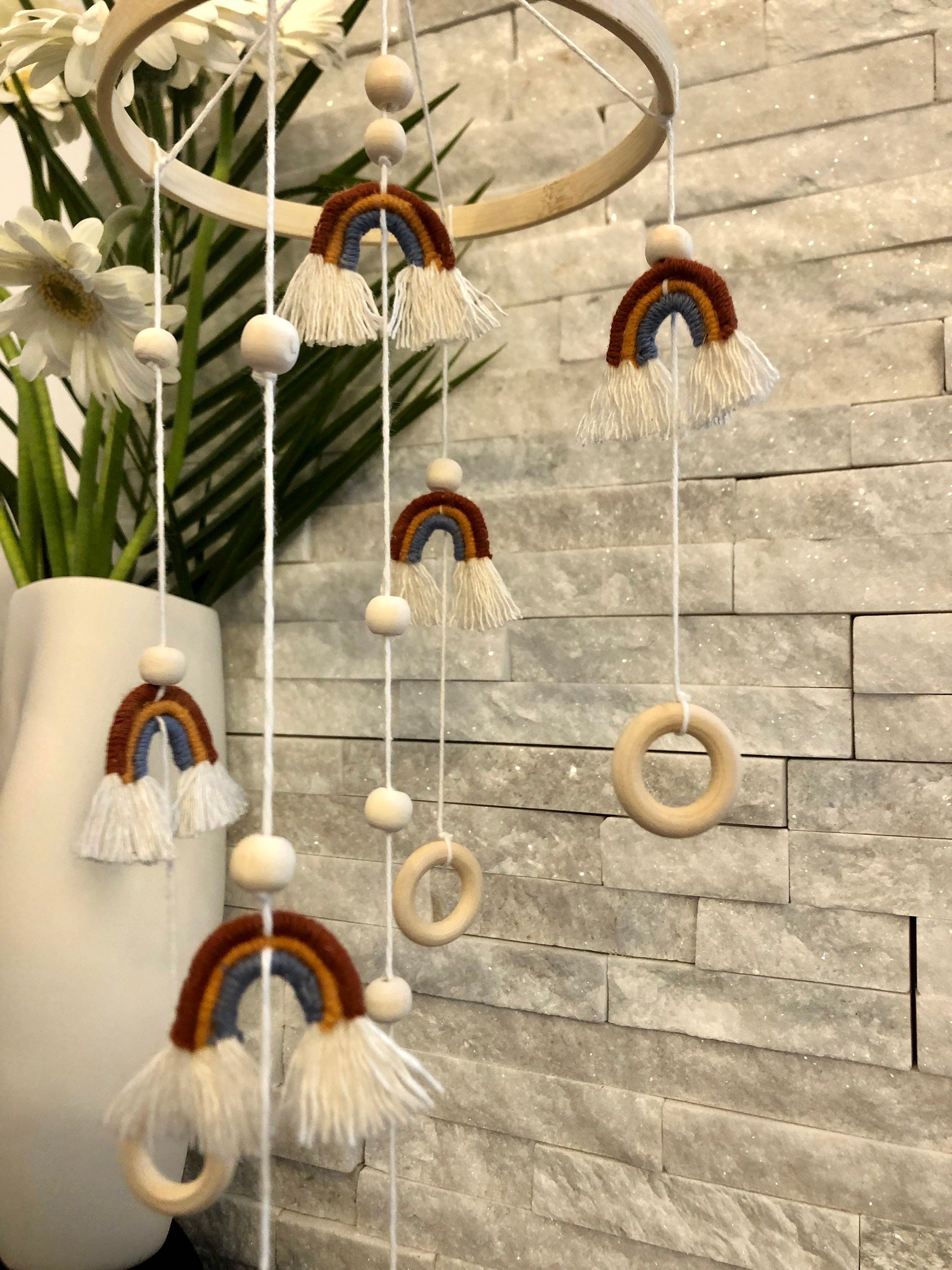 Mobile Baby Regenbogenkind/ Mobile Regenbogen / Mobile Junge Etsy