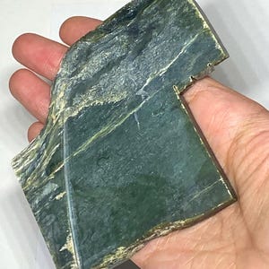 Premium Aventurine Quartz Lapidary Slab, Large Slabs, Dark Green Crystal, Jewelry Making Supplies, Projects and Crafting Supply
