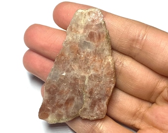 Raw Sunstone Slab - Lapidary Projects and Jewelry Making - Rough Crystal Slab Sunstones