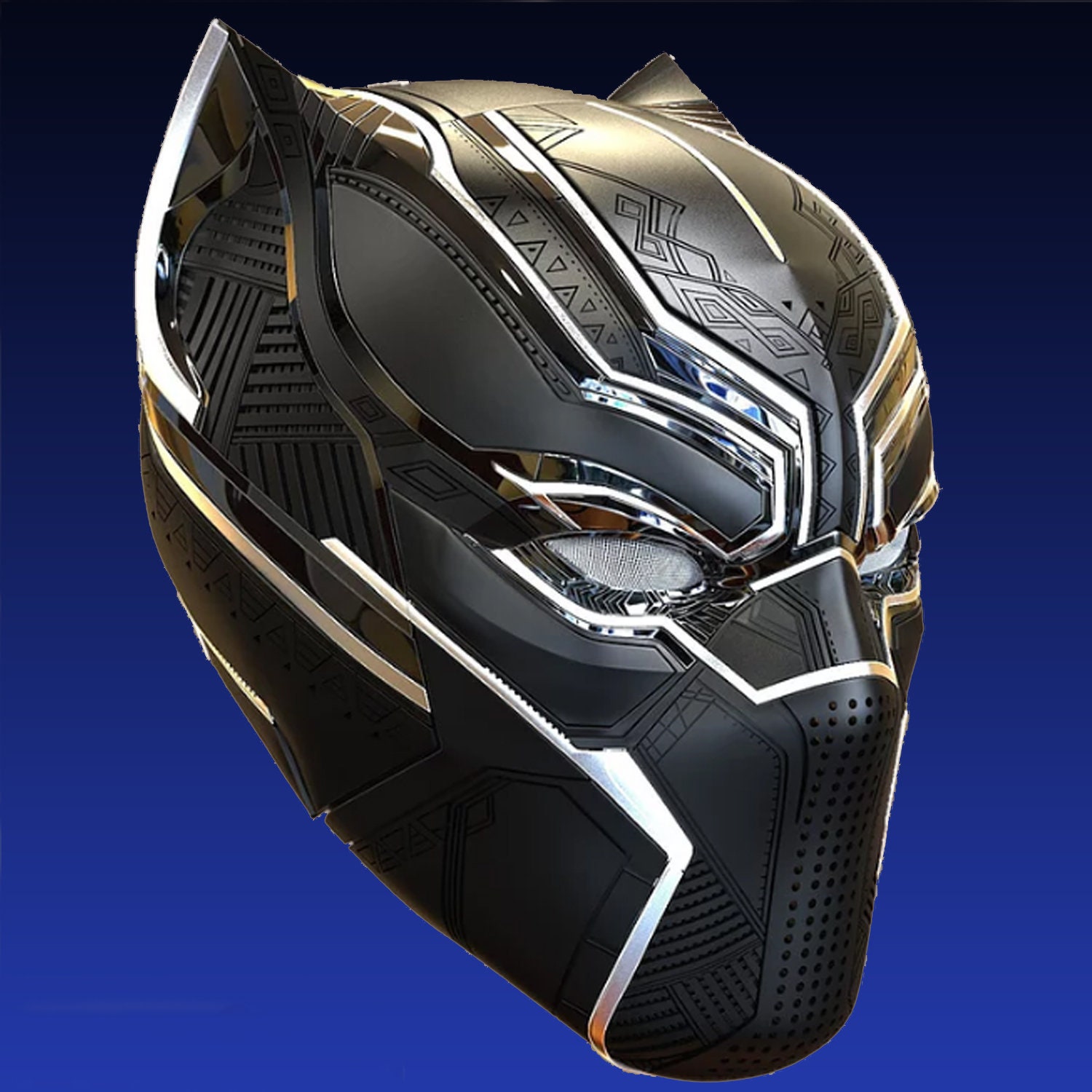 Black Panther 3D printing helmet cosplay | Etsy