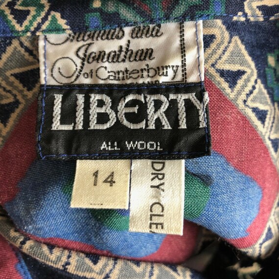 Vintage 70s 80s Liberty of London Wool Thomas & J… - image 3