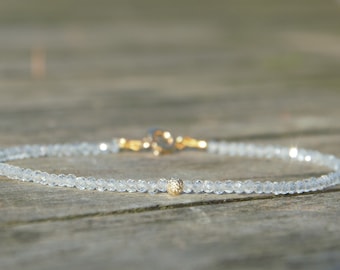 Zauberhaftes Topas Armband in AAA Qualität mit 18K & 14K Goldfilled – filigranes Edelsteinarmband, Brautschmuck, Geburtsstein November