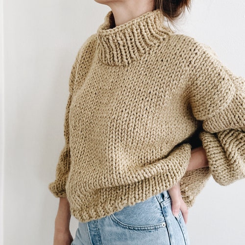 Knitting Pattern the Sunday Modern Oversized Chunky Knit - Etsy Canada