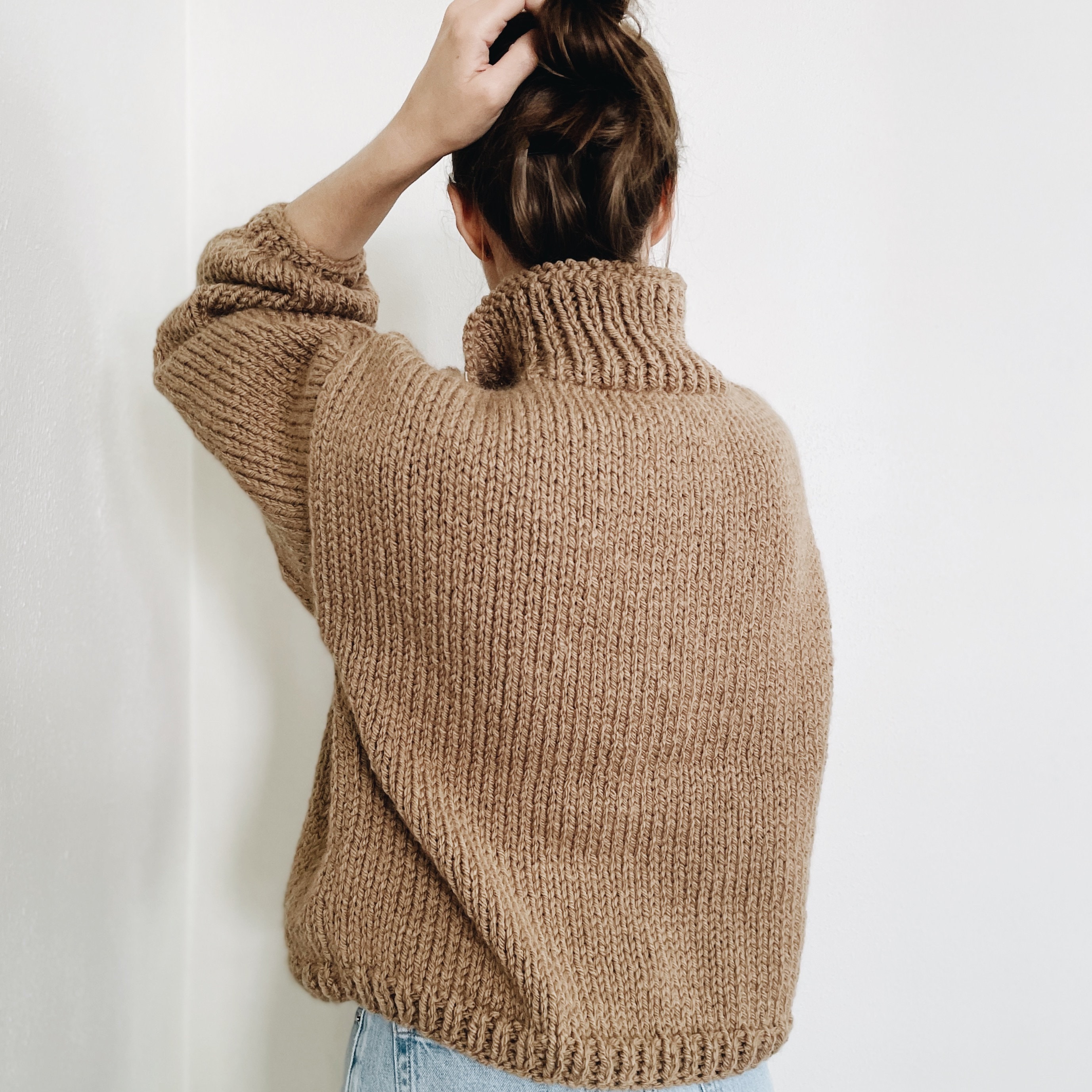 Knitting Pattern | the Dayton | Chunky Classic Half Zip Knitting Pattern | the Dayton | Chunky Classic Half Zip