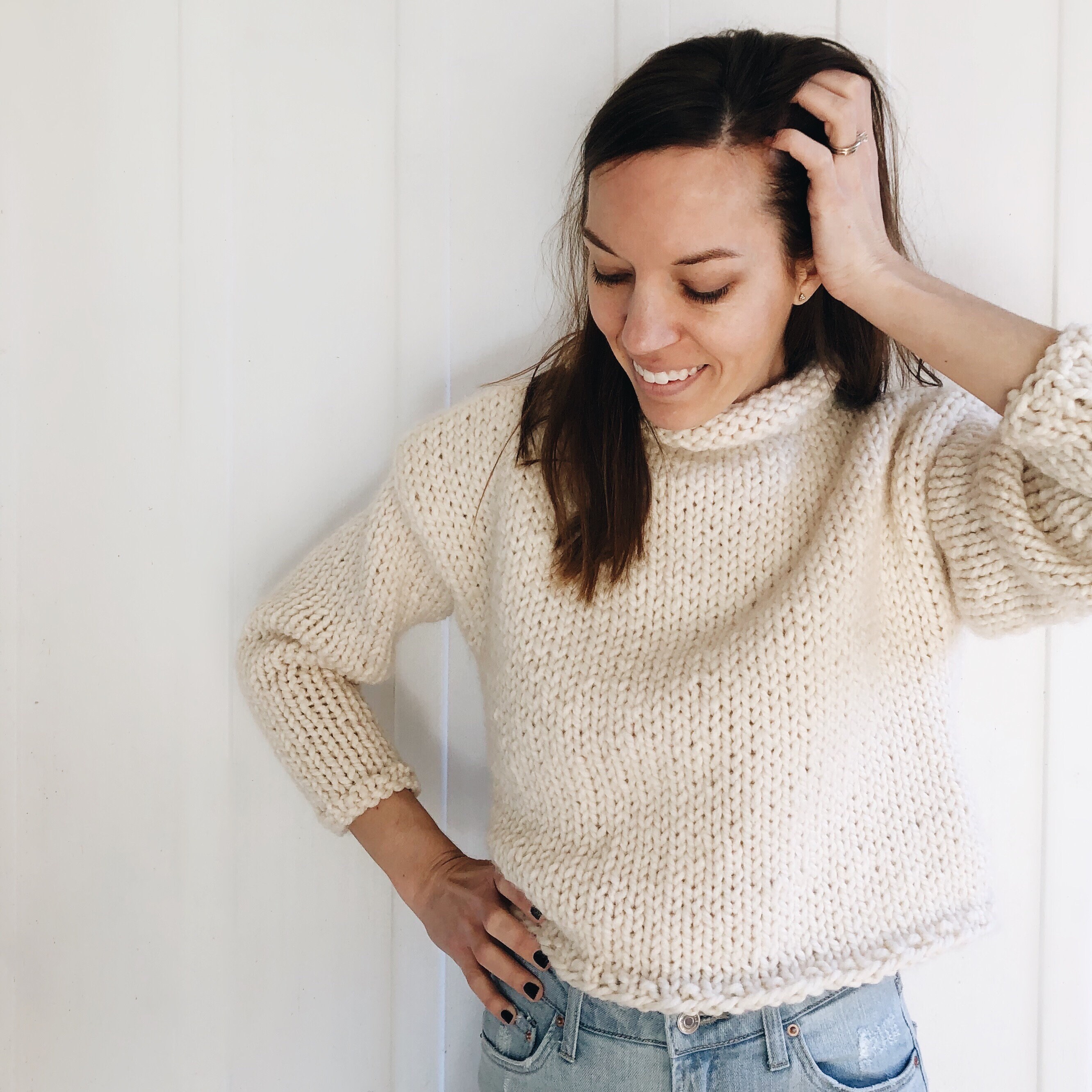 roll neck jumper pattern