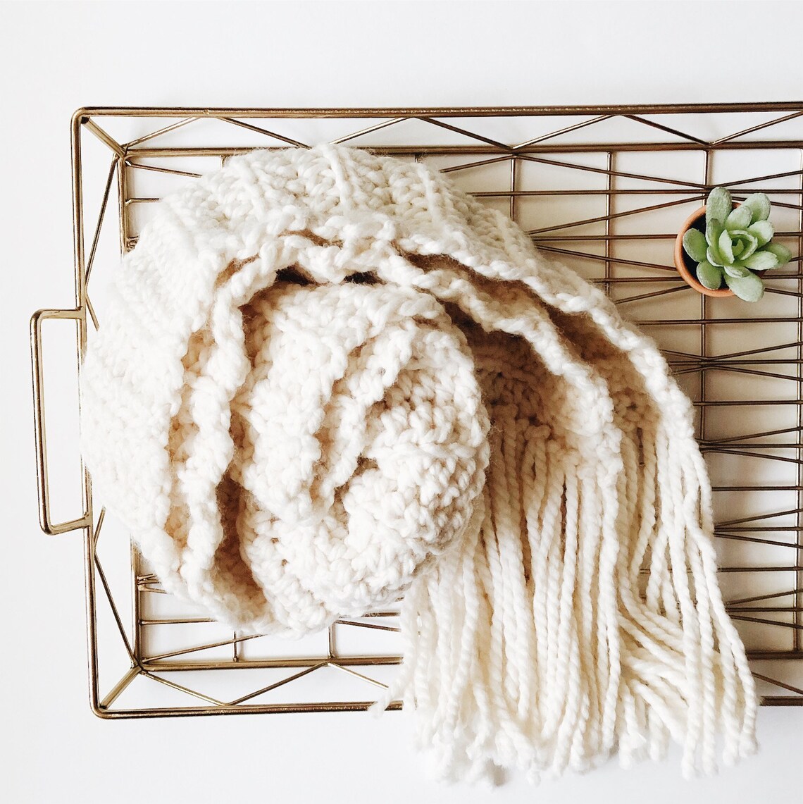 Crochet Pattern | the Berkeley | Chunky Long Oversized Scarf With ...