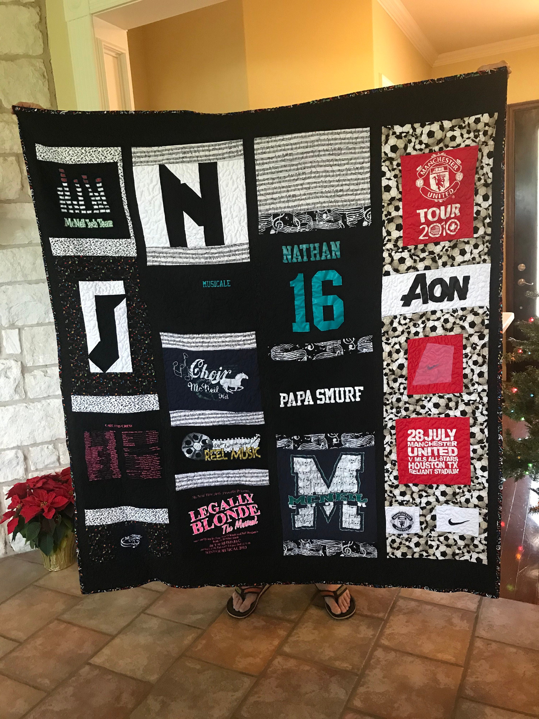 Memory Quilts Custom Made With Your Mementos - Etsy