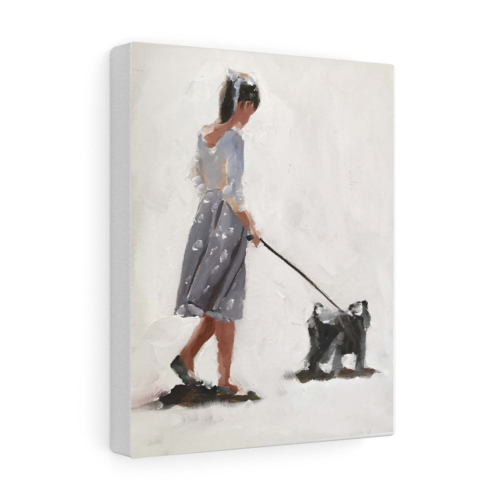 Dog walk Painting Dog art Dog Prints Fine Art from Etsy