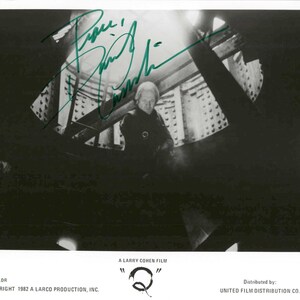 David Carradine - Autographed &quot;Q&quot; Glossy 8x10 Photo - COA #DC58793