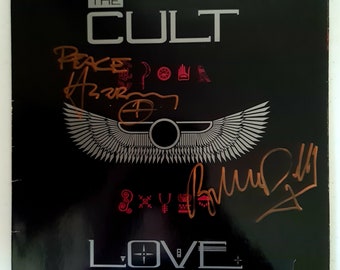 The Cult Autographed 'Love' COA #TC34872