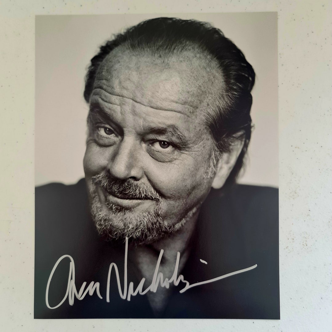 Jack Nicholson Autographed 8x10 Photo COA JN44976 - Etsy