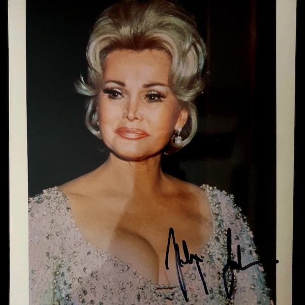 Zsa Zsa Gabor Autographed 8x10 Photo COA #ZZ43864