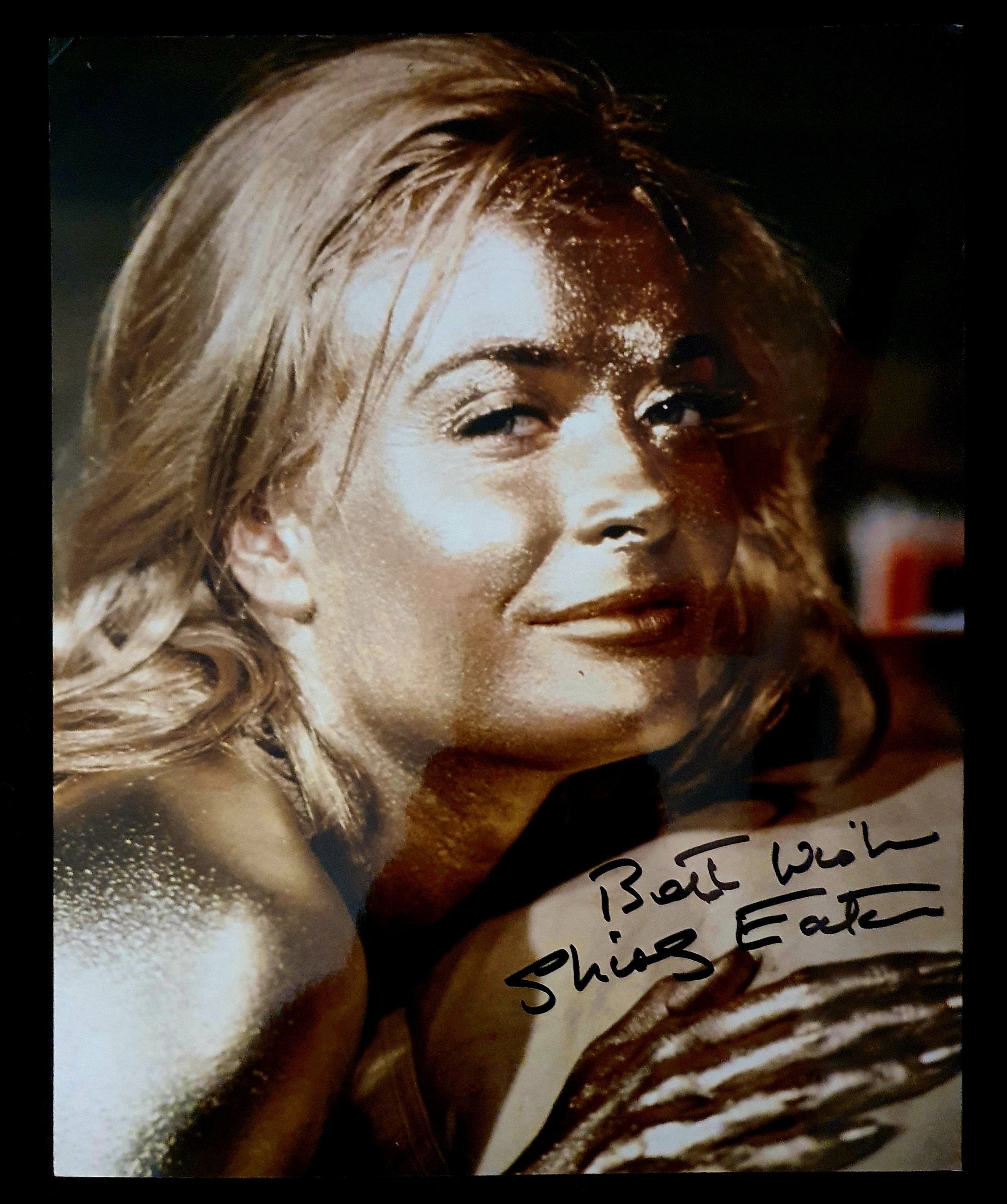 Shirley Eaton Autographed Goldfinger 8x10 Photo Coa Se Etsy Finland