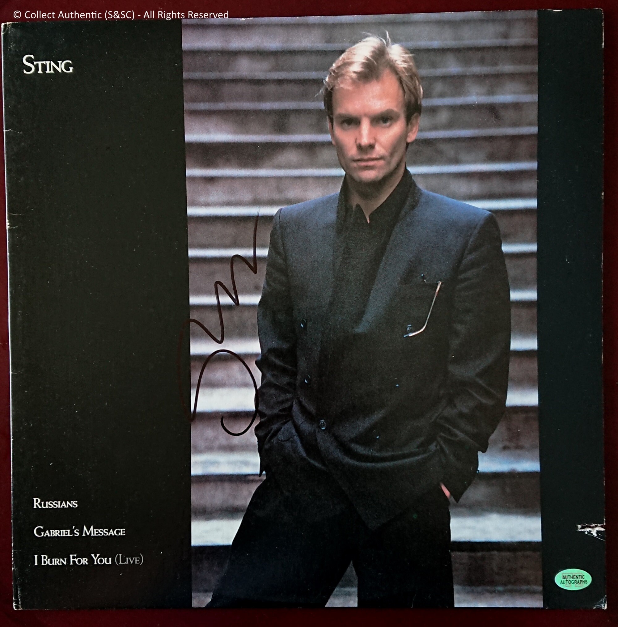 Sting autograph - Etsy 日本
