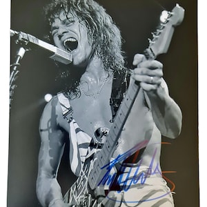Certificato di autenticità autografato da Eddie Van Halen #EV33654