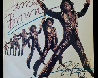 LP "Non Stop" autografado por James Brown COA #JB44487