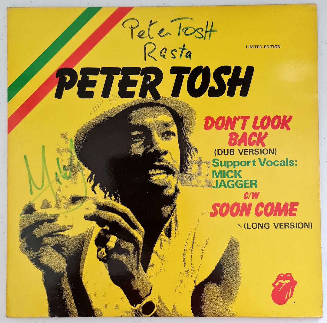 Mick Jagger & Peter Tosh Autographed 'LE' LP COA MT23354 Etsy