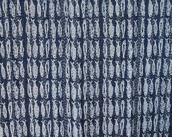 Indigo Fish Kantha Quilt: Bohemian Hand-Stitched Cotton Blue Bedspread