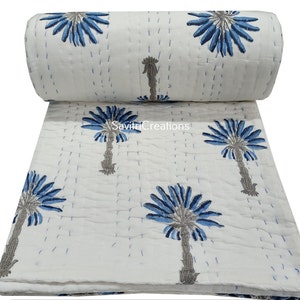 Handmade Quilt, King Size Quilt, Queen Size Quilt, King Size Comforter, Indian Blanket, Indian Handmade, Indian Bedspread
