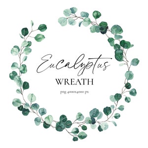 Aquarell Eukalyptus Kranz Clipart, Eukalyptus Rahmen, Baby blau Eukalyptus Kranz, grün Blätter, Aquarell Hochzeit Eukalyptus Kranz