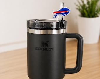 Buffalo Football Straw Topper | Straw Charm for Stanley Cup  |3D Printed PLA