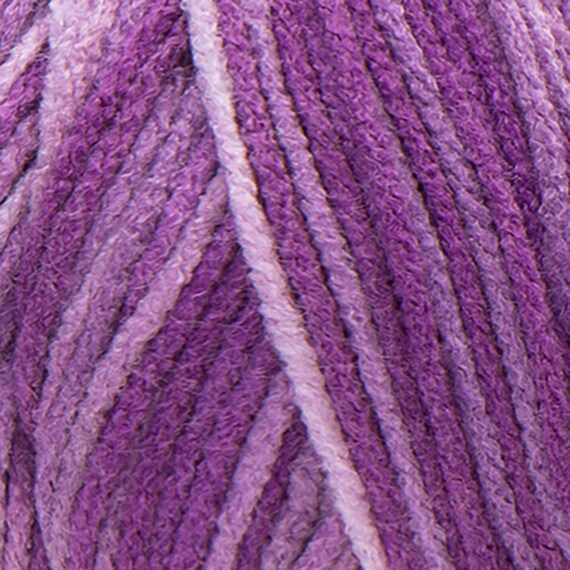 Red Heart Super Saver Grape Fizz Yarn, 1 Each, Purple
