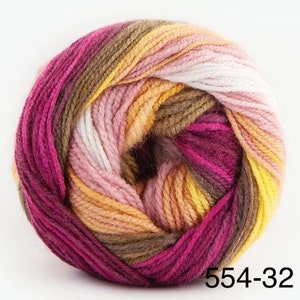 Papatya Batik, Multi-colour Yarn, Self-striping Yarn,knitting, crochet