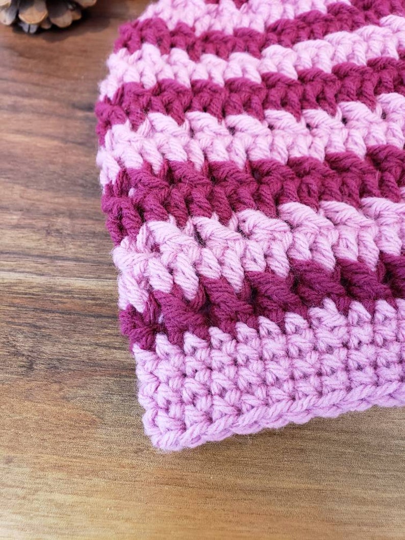 Girl/'s Crochet Striped Beanie Girl Hat with Pom Pom Children Hats Kids Hat Winter Hat Infant Hat Baby Girl Hat Toddler Hat
