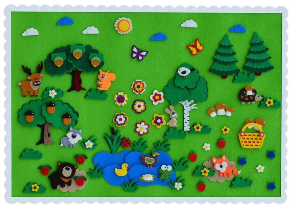 Velcro store sensory board