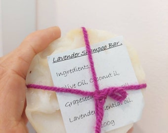 Lavender  Shampoo Bar , Natural Shampoo.