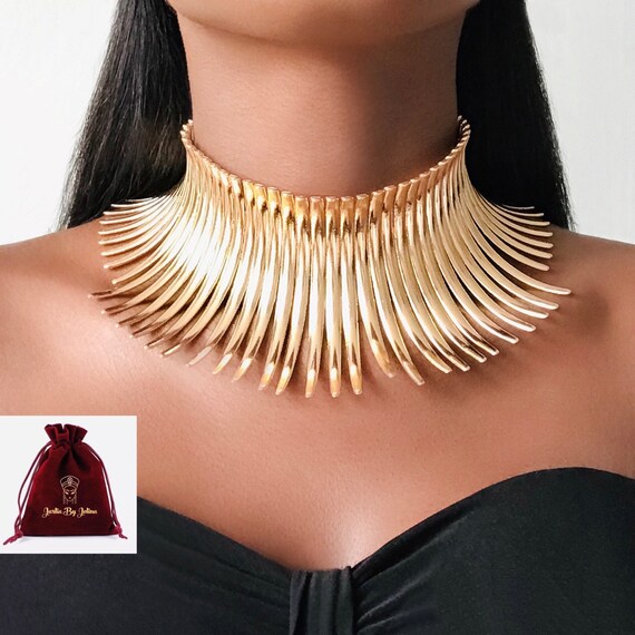 Gold tribal best sale choker