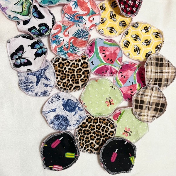 Washable facial pad / facial pad / reusable facial pad / Assorted facial pad