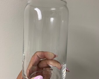 CUSTOM BLANK Glass Cup 16oz (455ml) Libbey Glass Can