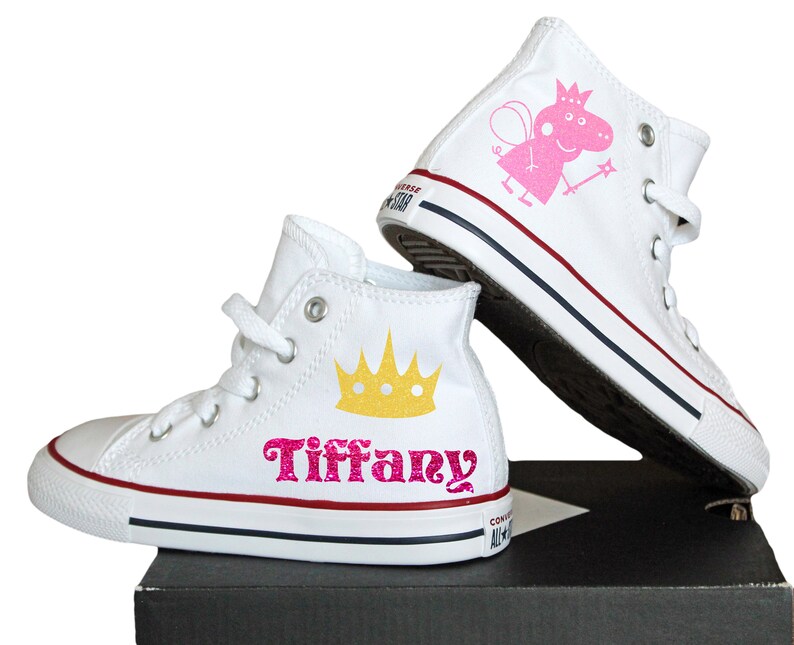 baby pink high top converse