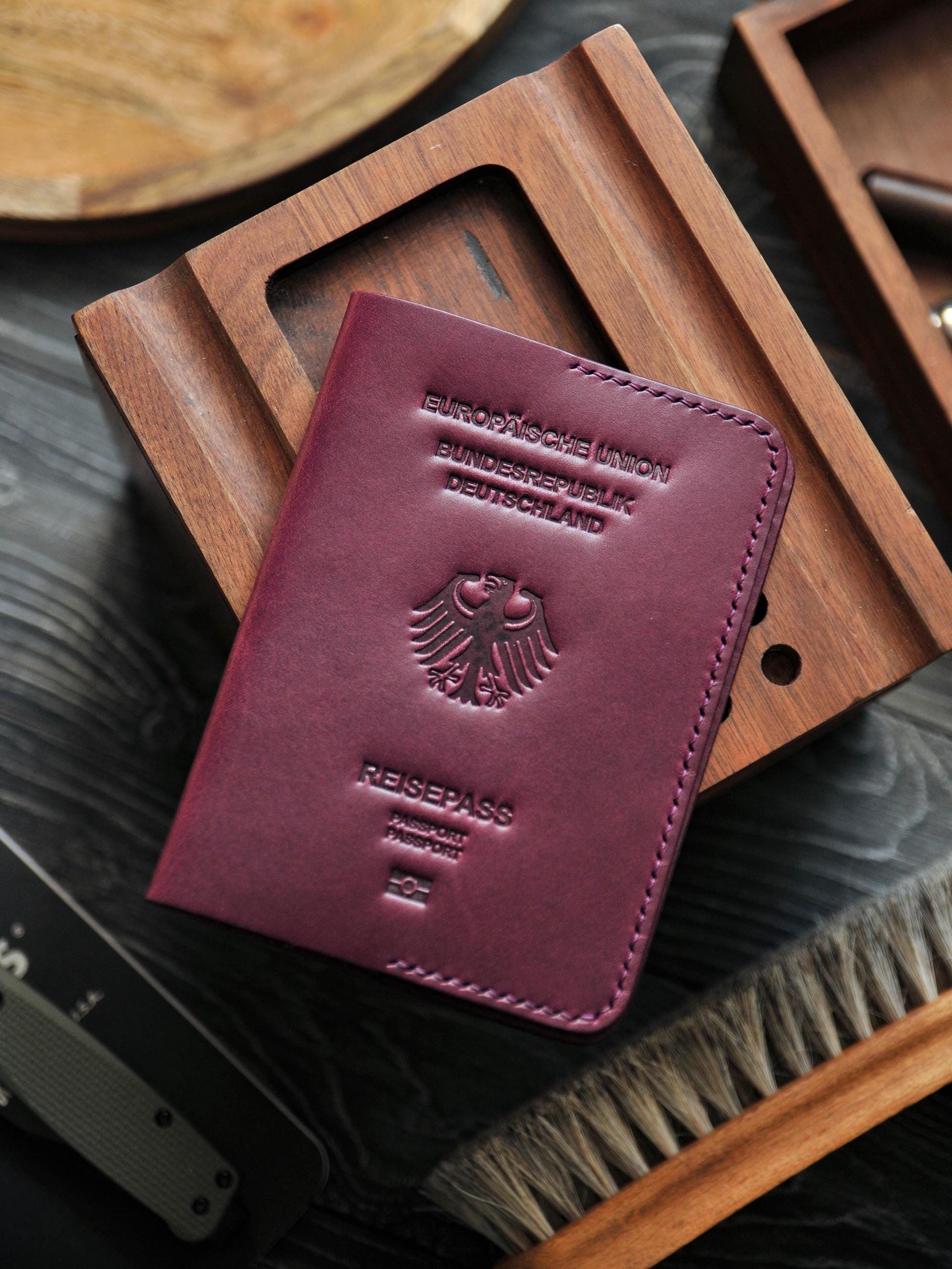 Shop Online German Passport Holder Premium PU Leather