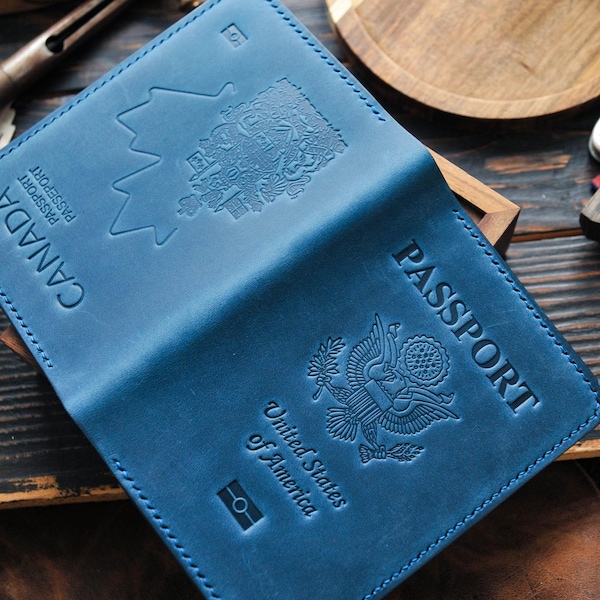 Documents holder for dual citizenship, passport case for dual nationality, two passport holder, double passport holder, dual passport holder