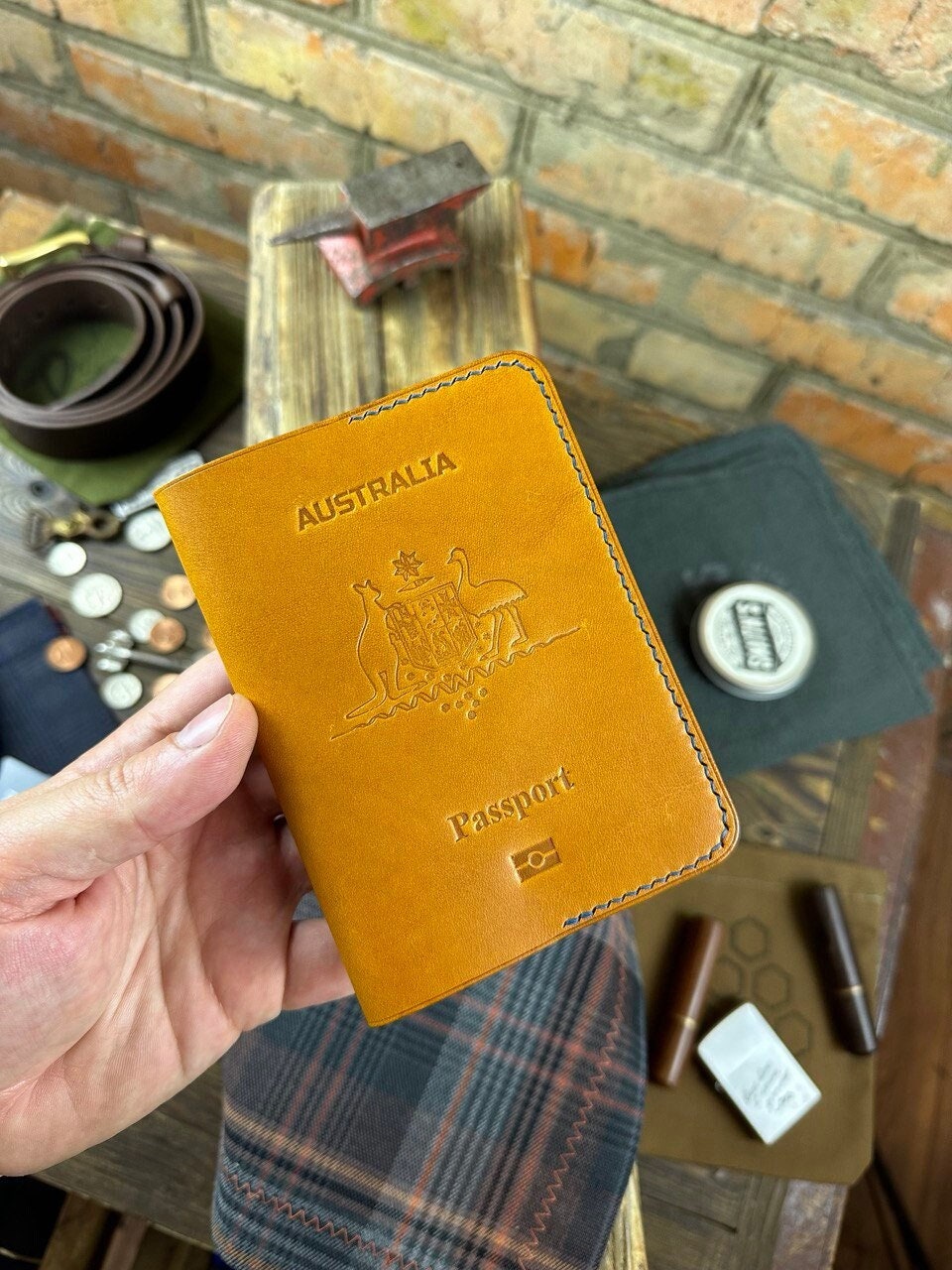 I'M Australiano E Orgoglioso Custodia Passaporto Cover Portafoglio - Divertente