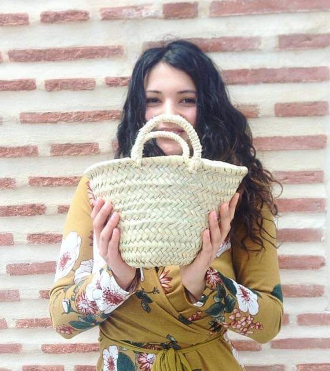 WHOLESALE X 10 Straw Bags Tiny Moroccan Straw Basket Etsy