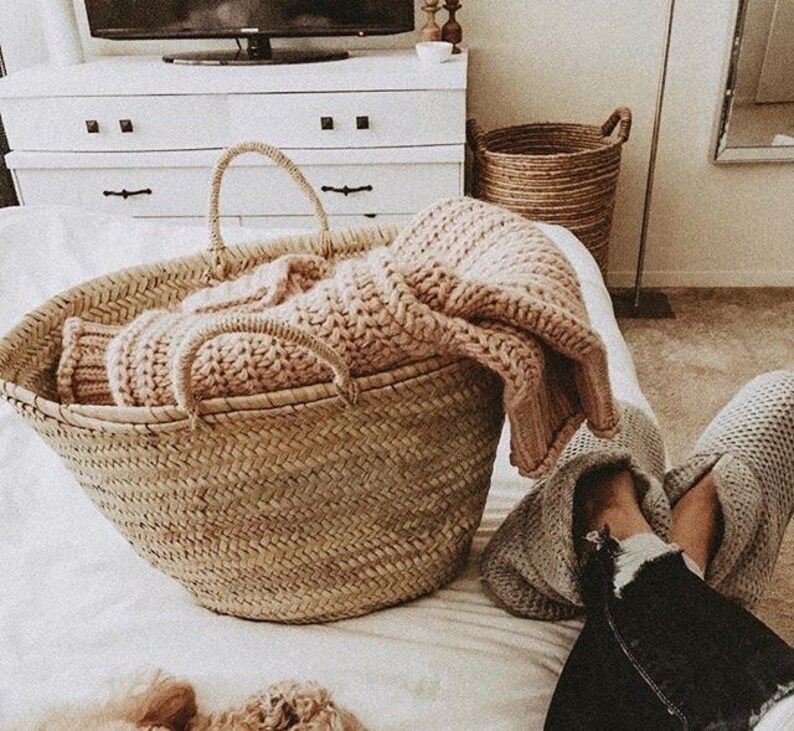 WHOLESALE 15 X Moroccan Straw Bags, Plain Straw Baskets, Bridemaids