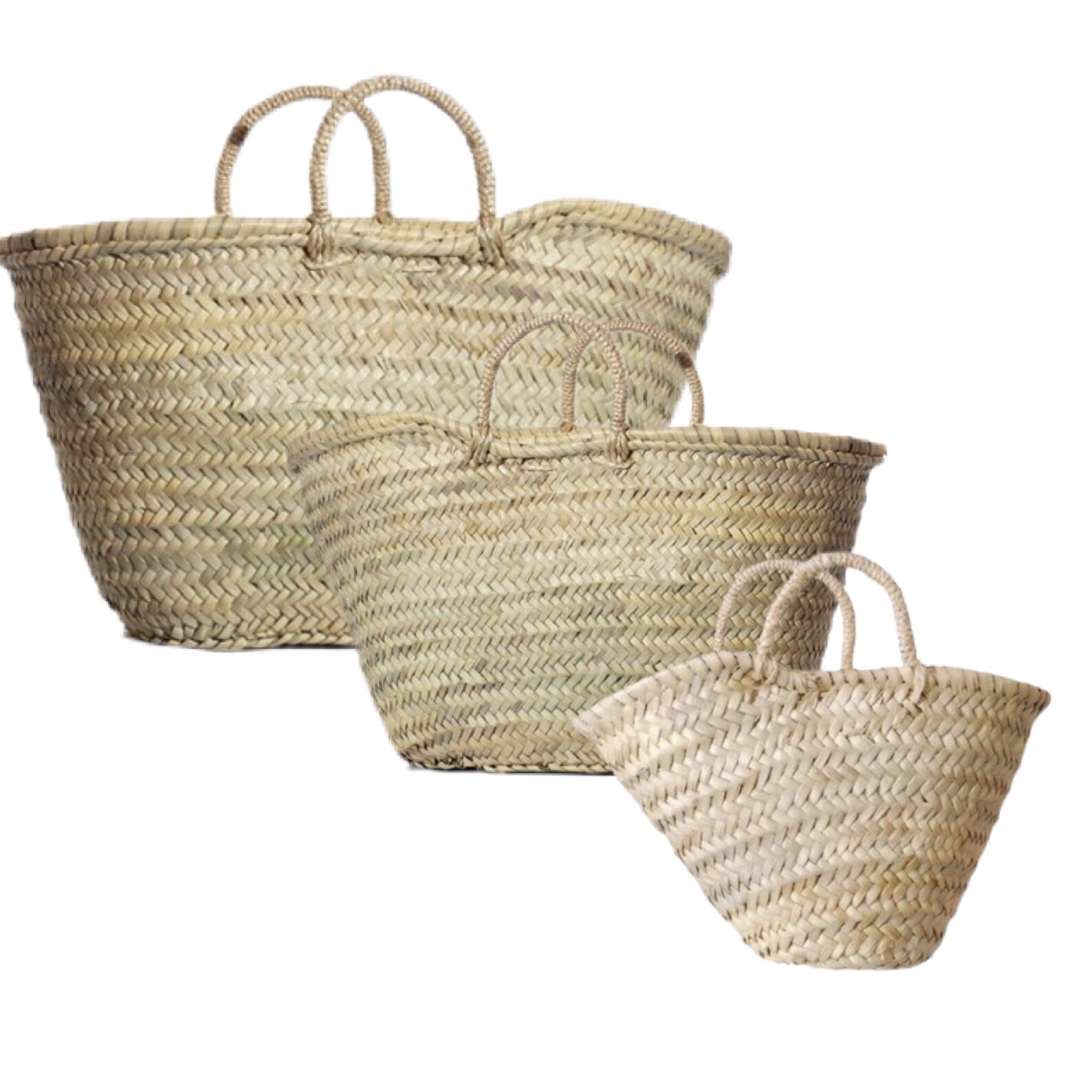 WHOLESALE 15 X Moroccan Straw Bags, Plain Straw Baskets, Bridemaids