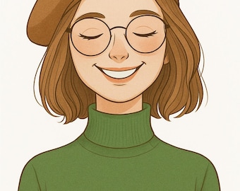 Custom Watercolor Portrait from photo | Personalized Art Gift (Digital Download)
