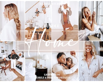 15 Lightroom Presets Lightroom mobile presets Home Lifestyle Instagram Blogger filters Clean Bright Natural Presets