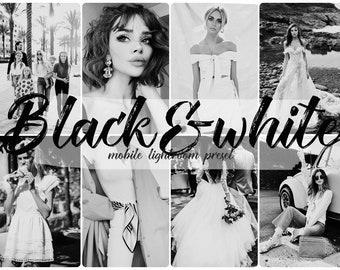 6 Mobile Lightroom Presets, Instagram preset, Blogger preset, lightroom mobile presets, Lifestyle Preset, Home Photo Black white presets